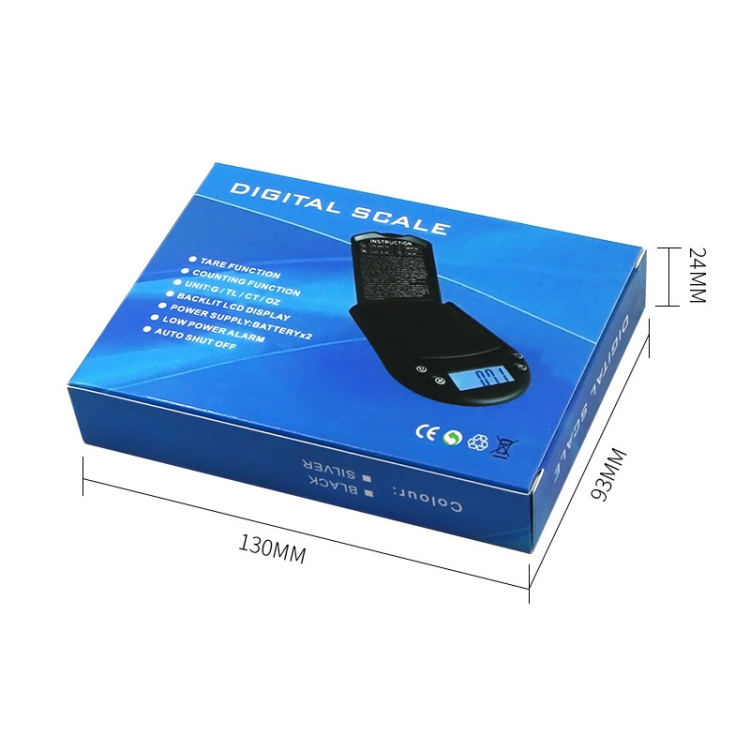 Precision Palm Scale Gold Silver Jewelry Scale Pocket Scale, Specification:200g/0.01g - Image 7