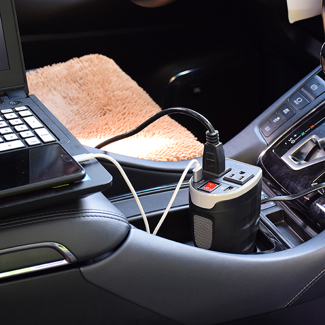 Car Power Inverter 200W 12V DC Output: 230V AC Cigarette Lighter Socket + AC Plug + Dual USB - Image 4