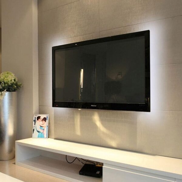 USB Power 3m Length White LED Light Desk Decor Lamp for TV - Image 7