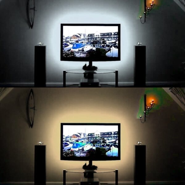 USB Power 3m Length White LED Light Desk Decor Lamp for TV - Image 8