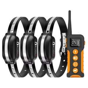 3KM High Quality Rechargeable Vibrating Shock Beeper Dog Remote Collar