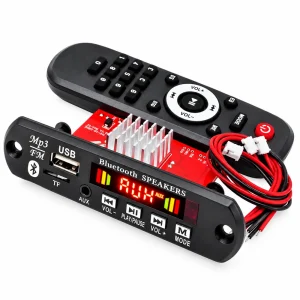 12V Bluetooth USB SD FM Power Amplifier 2x60W